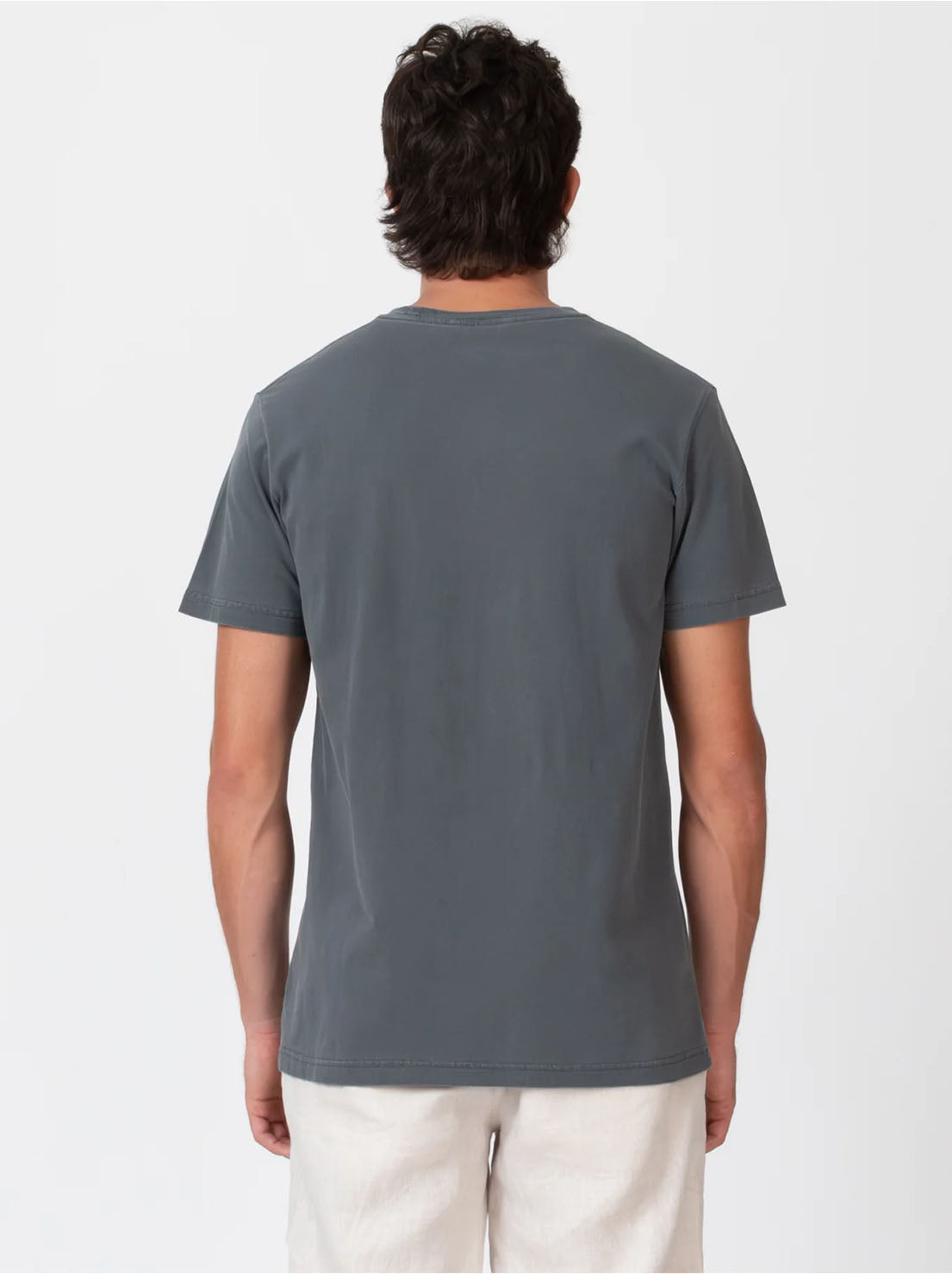 Mr Simple - Reginald Organic Vintage Tee - Black Fade