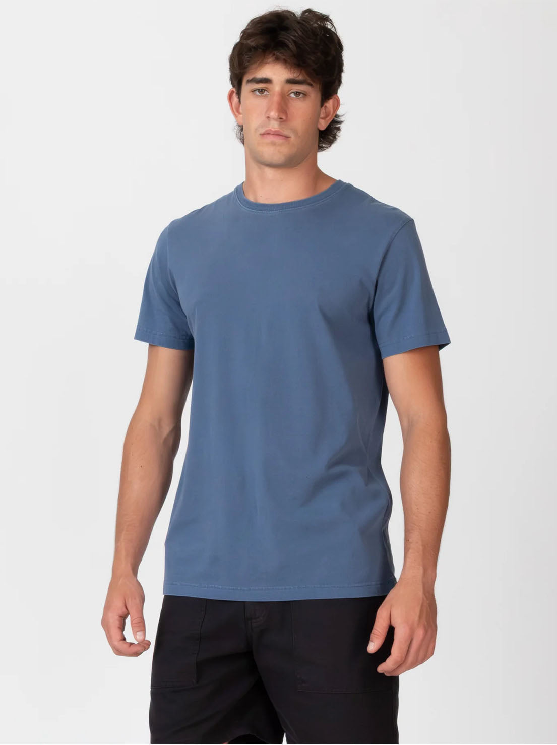 Mr Simple - Reginald Organic Vintage Tee - Navy Fade