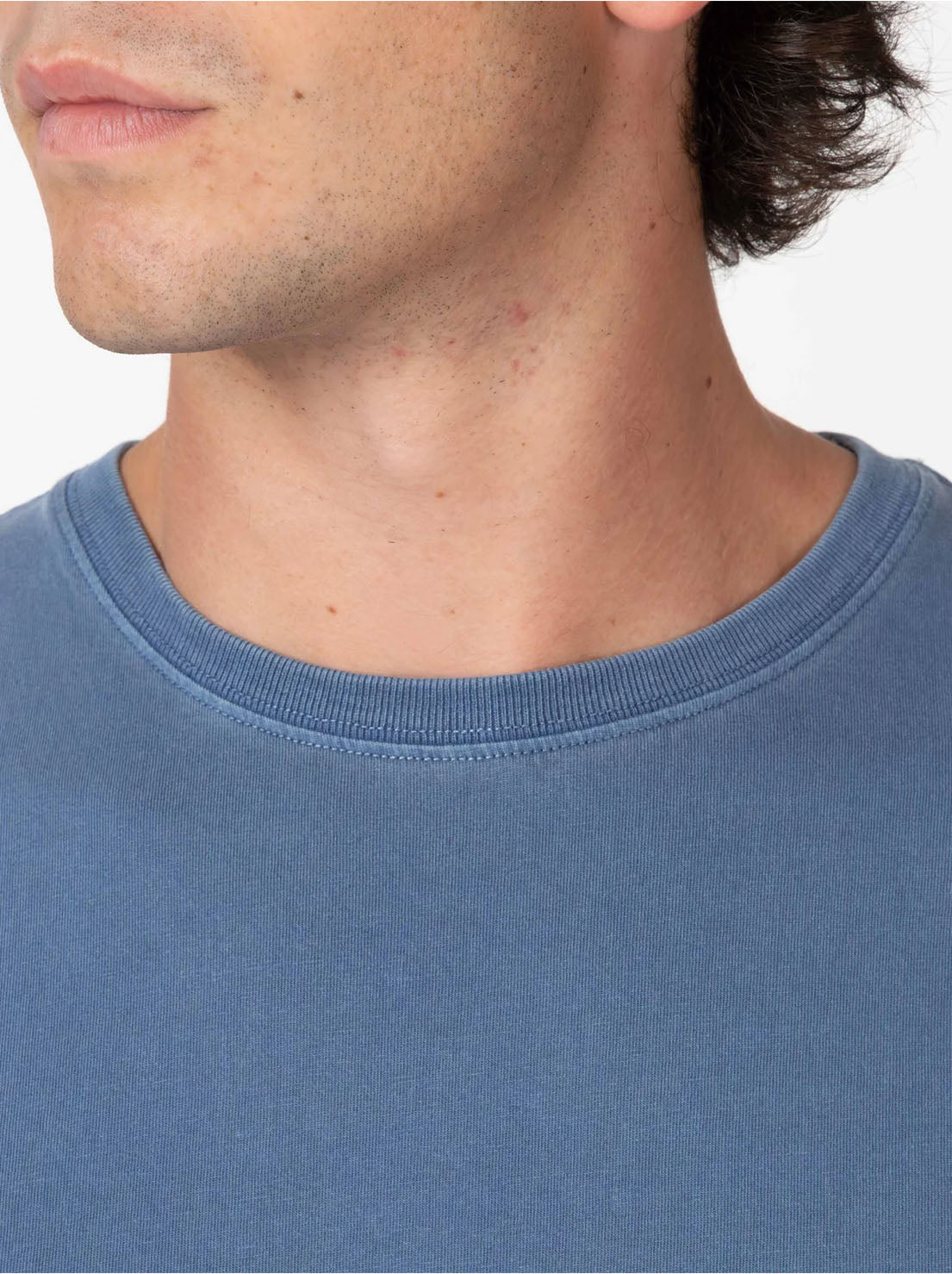 Mr Simple - Reginald Organic Vintage Tee - Navy Fade