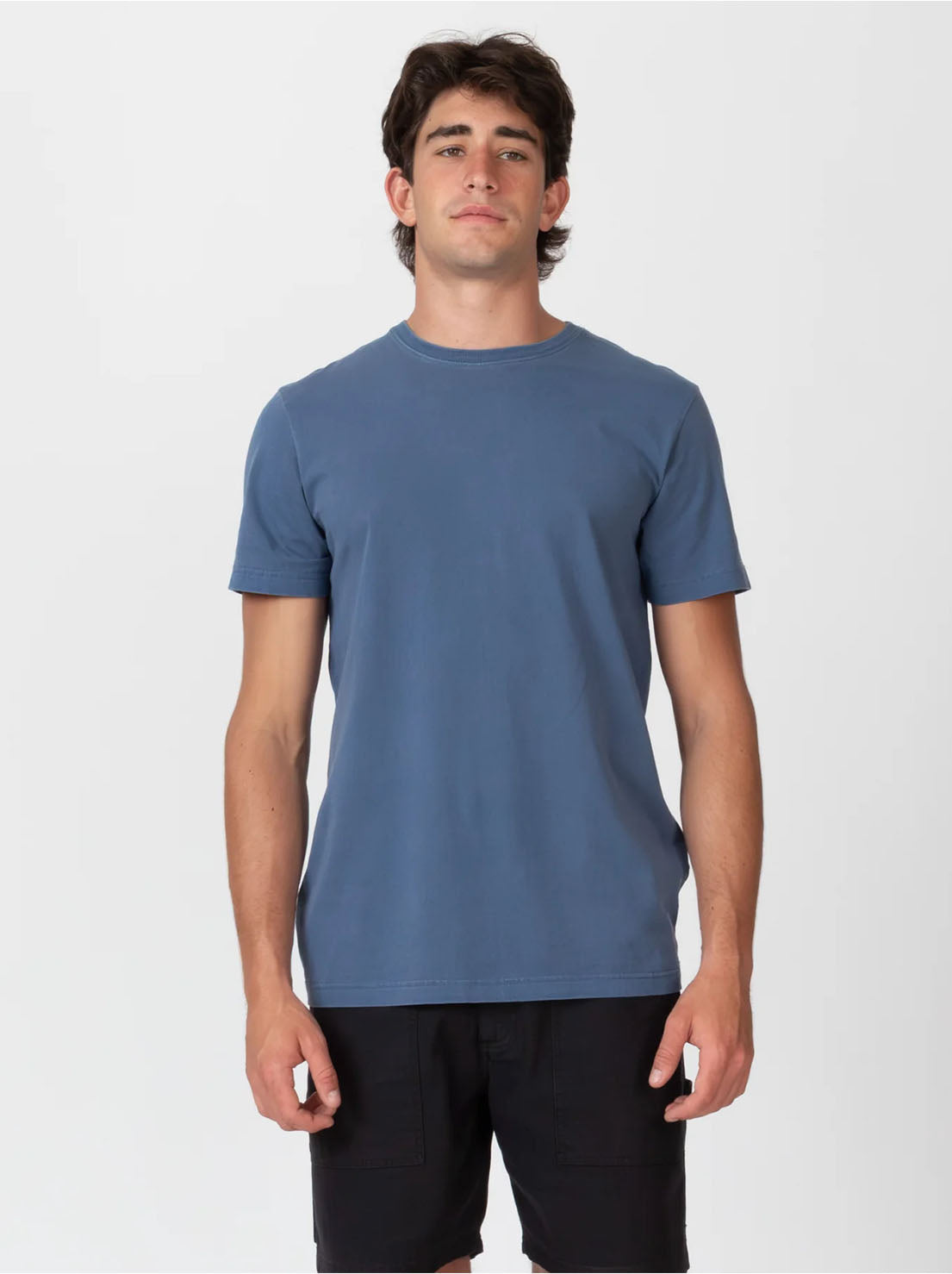 Mr Simple - Reginald Organic Vintage Tee - Navy Fade