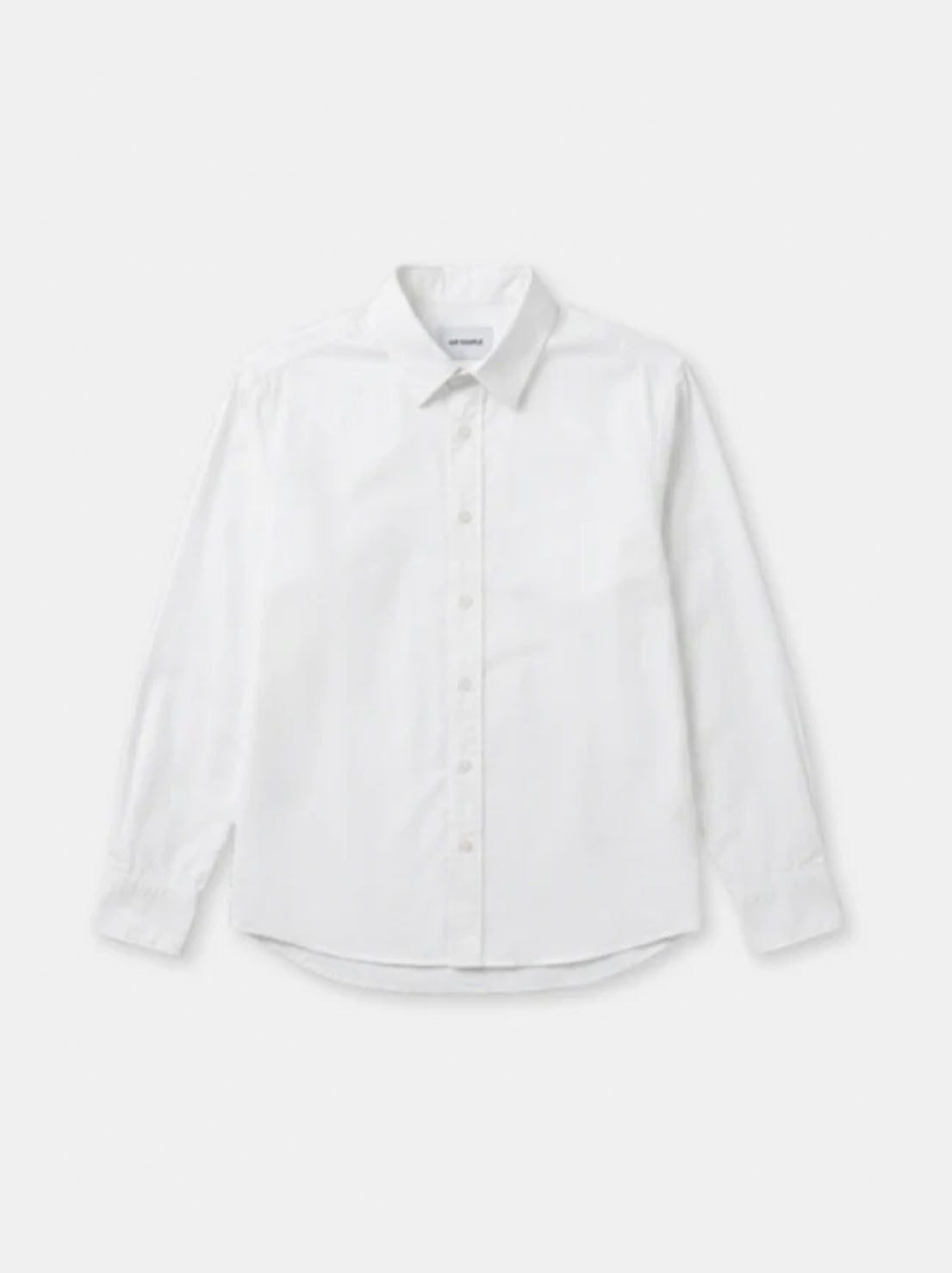 Mr Simple - Russel Long Sleeve Shirt - White