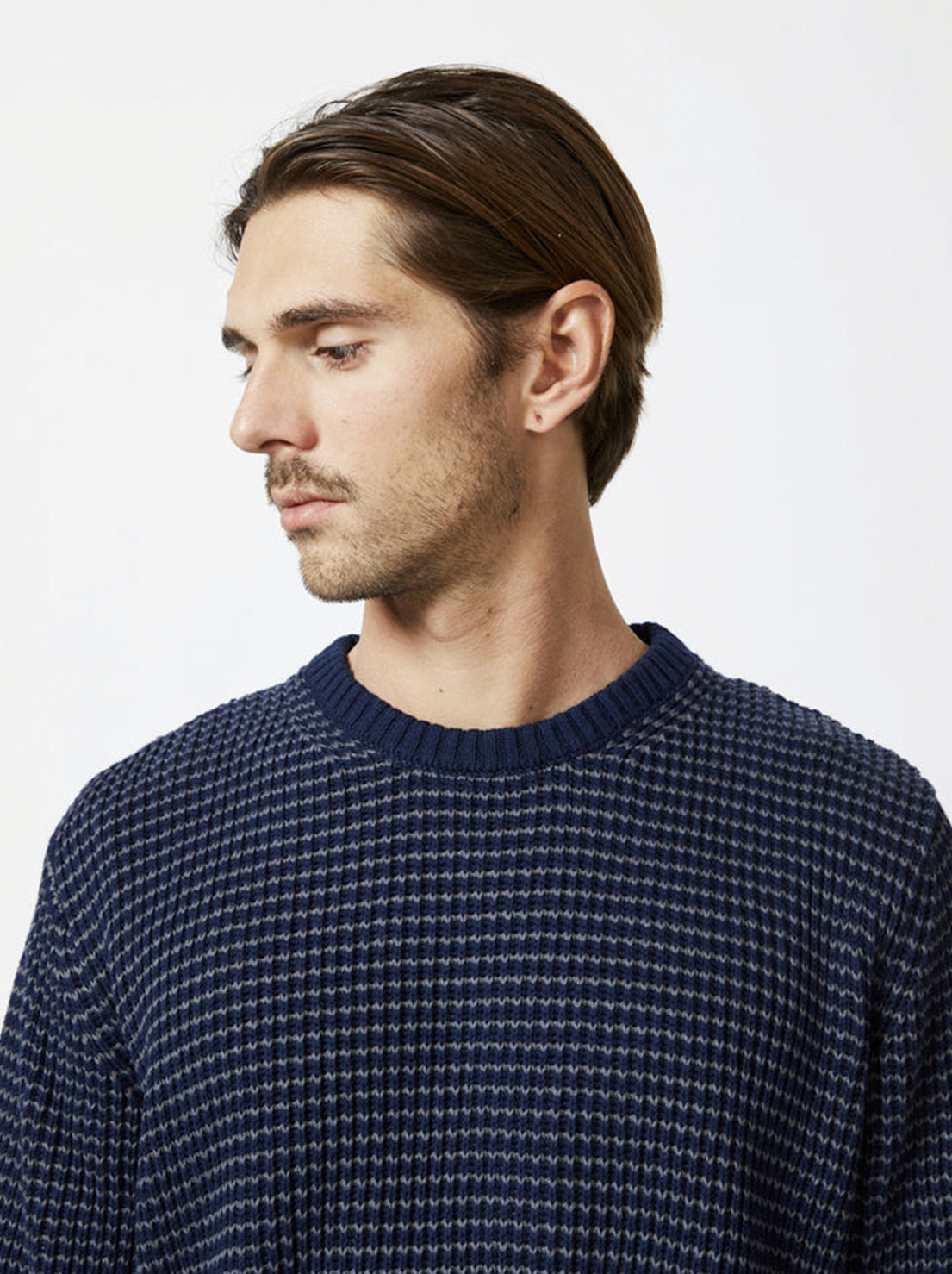 Mr Simple - Sailor Chunky Knit - Navy/Graphite