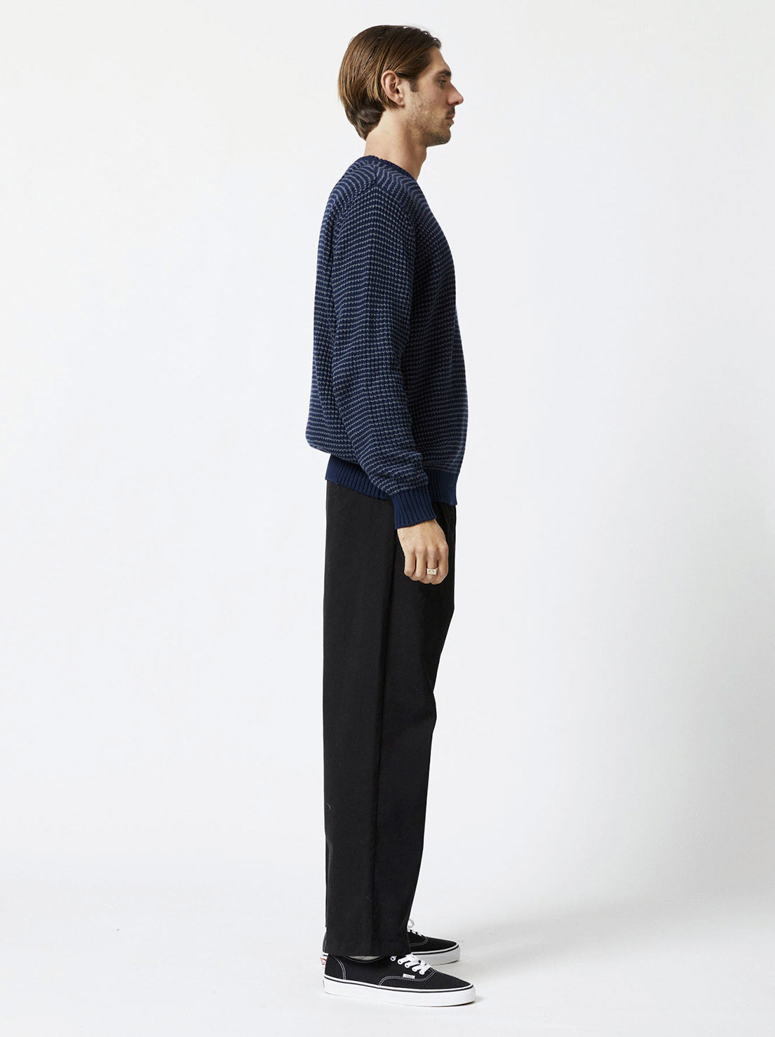 Mr Simple - Sailor Chunky Knit - Navy/Graphite