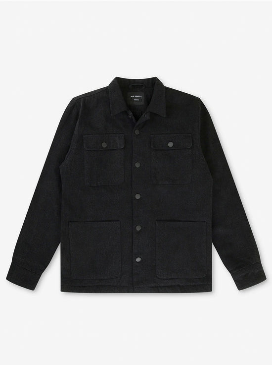 Mr Simple - Stockyard Sherpa Jacket - Black