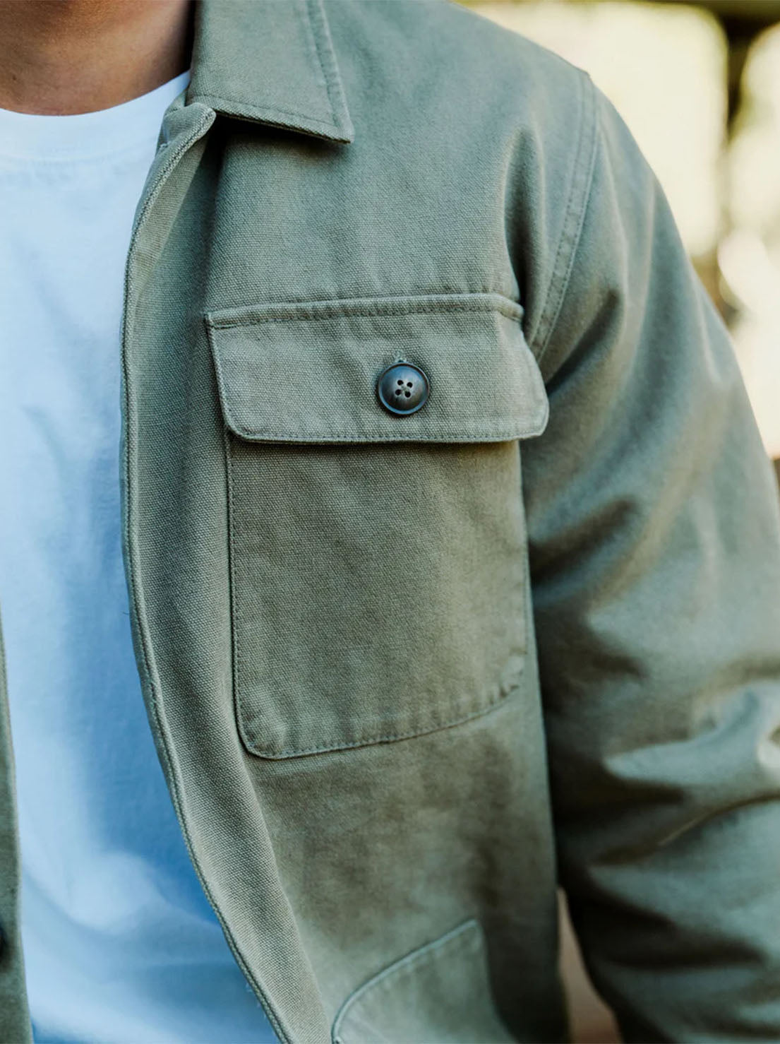 Mr Simple - Stockyard Sherpa Jacket - Fatigue