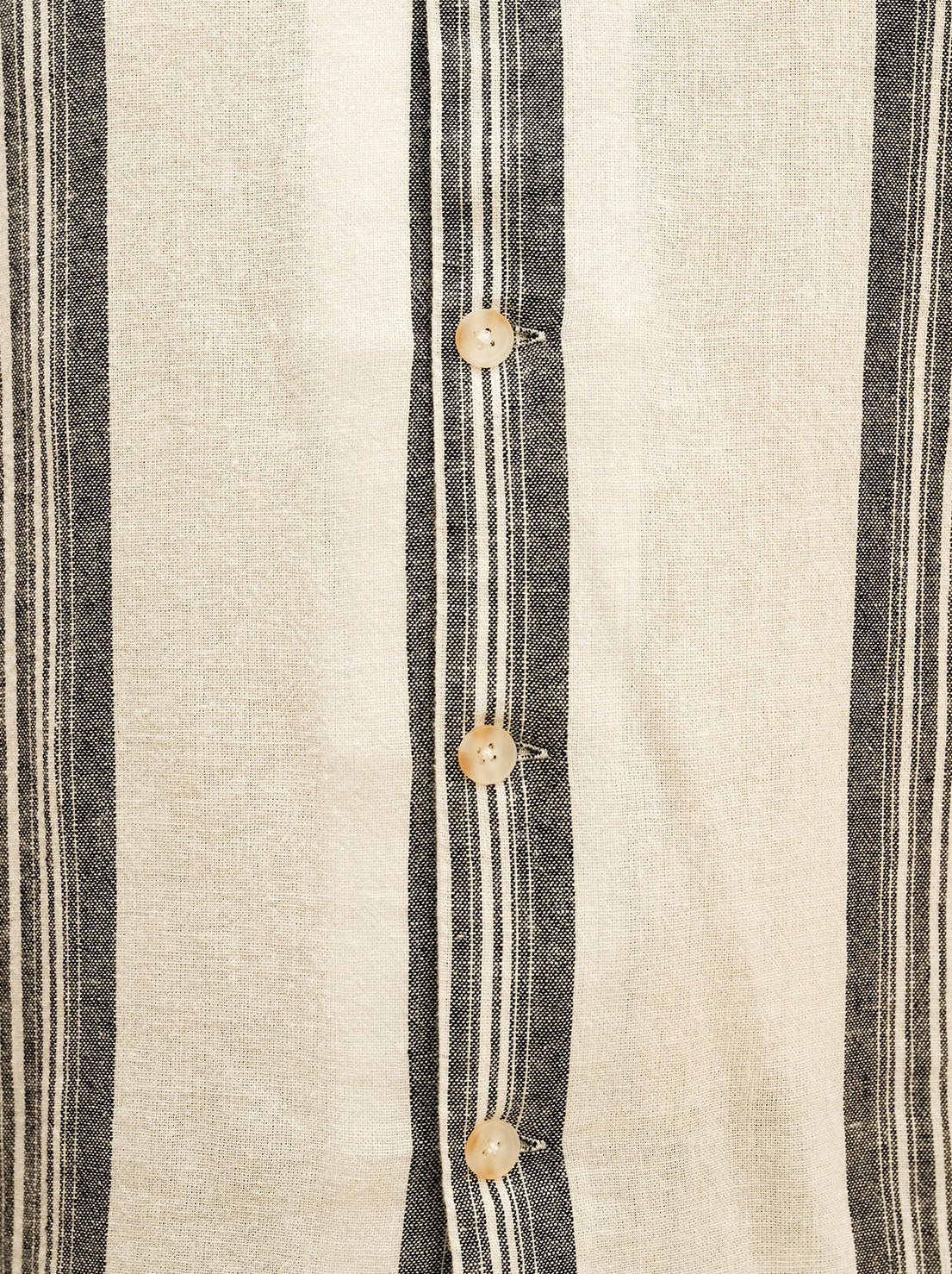 Mr Simple - Sun Lounge Short Sleeve Shirt - White Navy Stripe