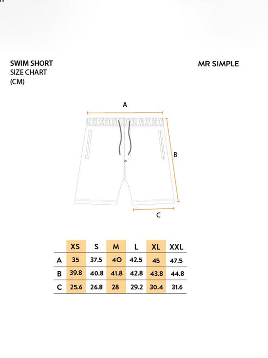 Mr Simple - Swim Short - Shibuya