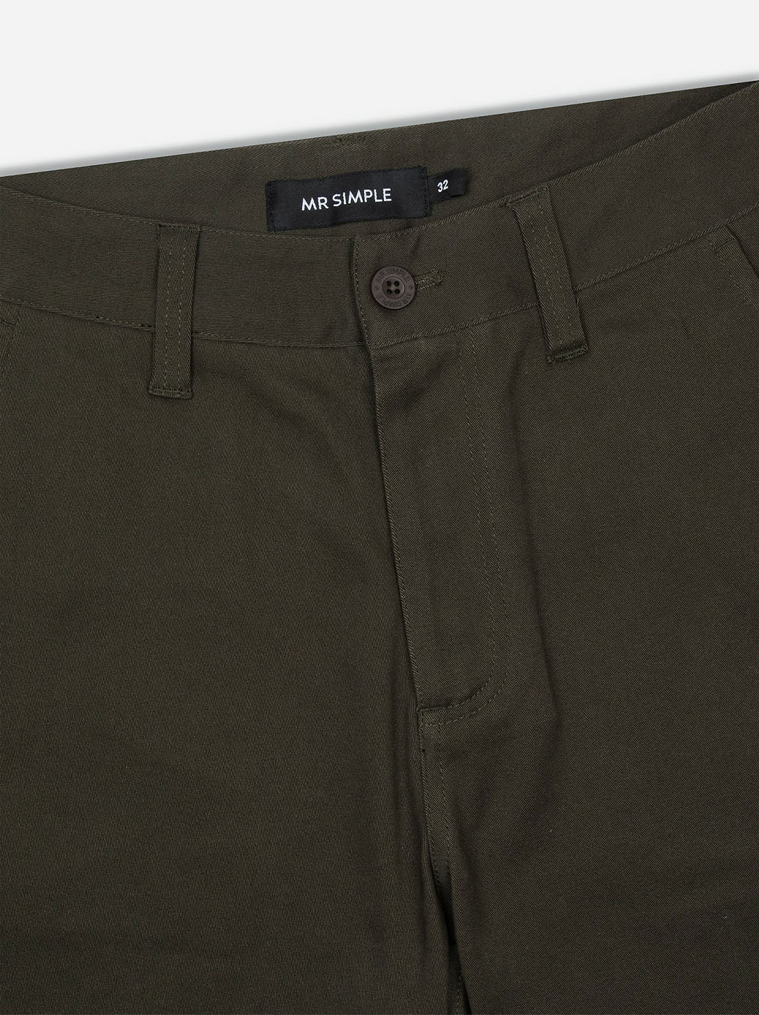 Mr Simple - Taylor Chino Short - Dark Green