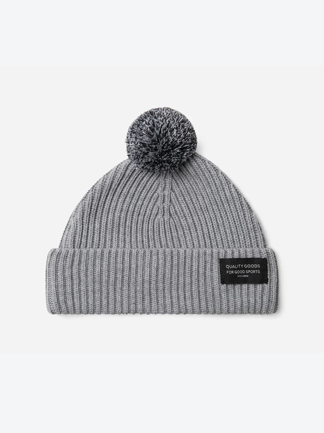 Mr Simple - Thyne Pom Beanie - Heather Grey