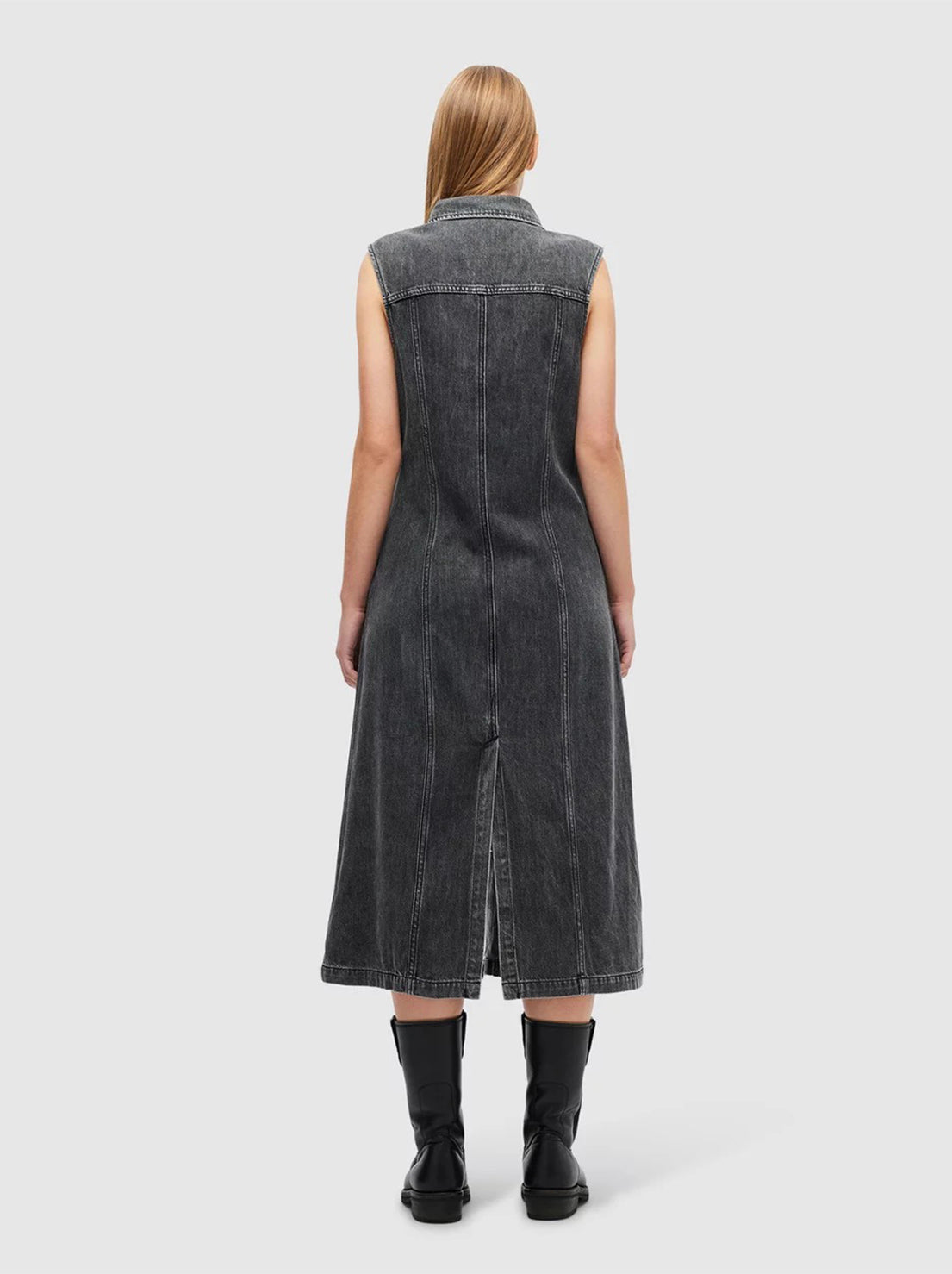 Neuw - Chelsea Denim Dress - Alphaville (Washed Black)