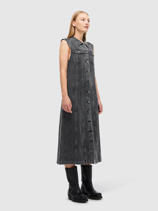Neuw - Chelsea Denim Dress - Alphaville (Washed Black)