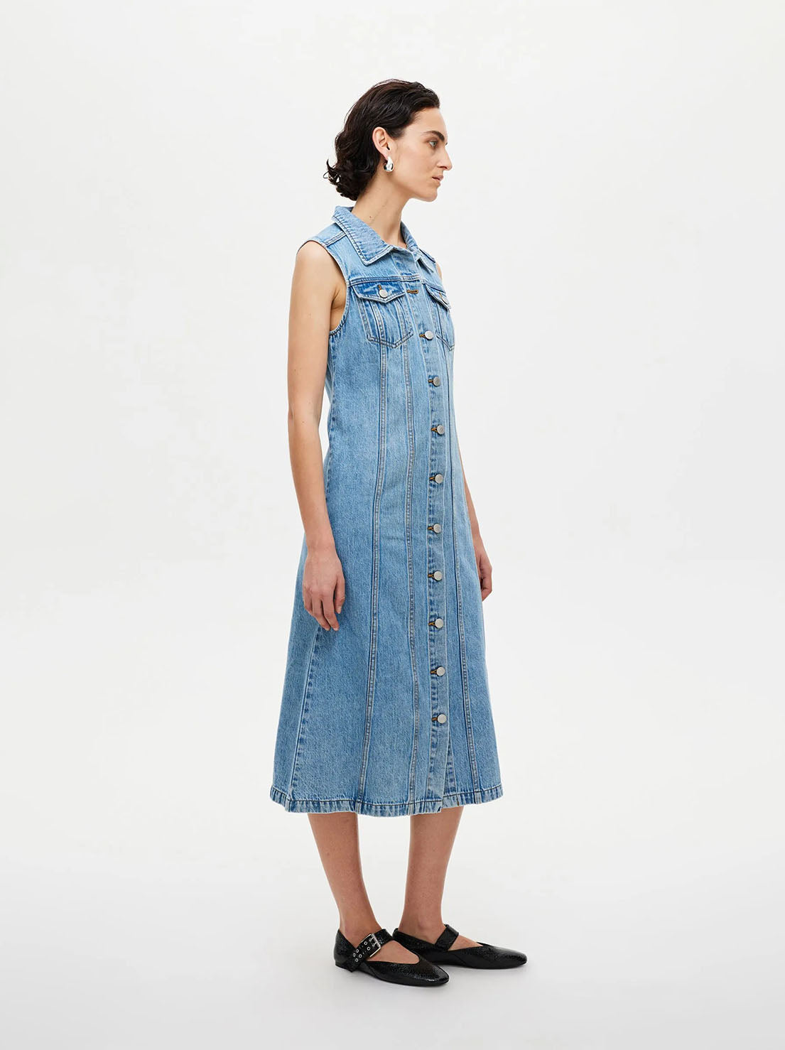 Neuw - Chelsea Denim Dress Radio - Light Vintage Indigo