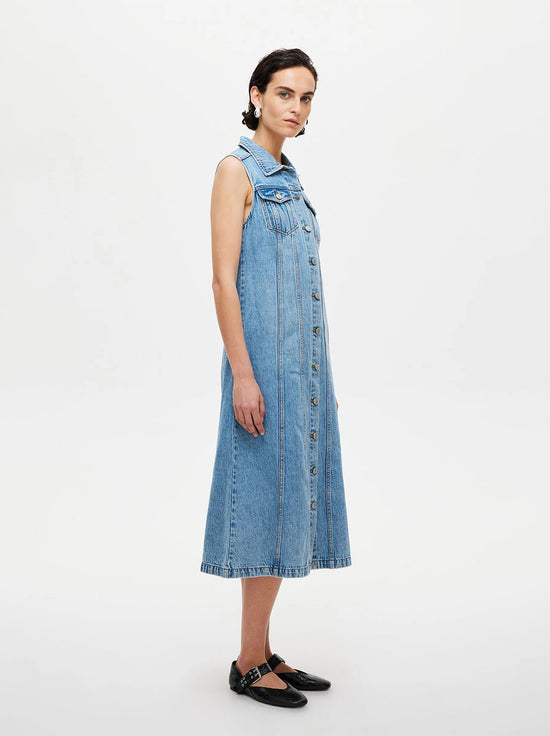 Neuw - Chelsea Denim Dress Radio - Light Vintage Indigo