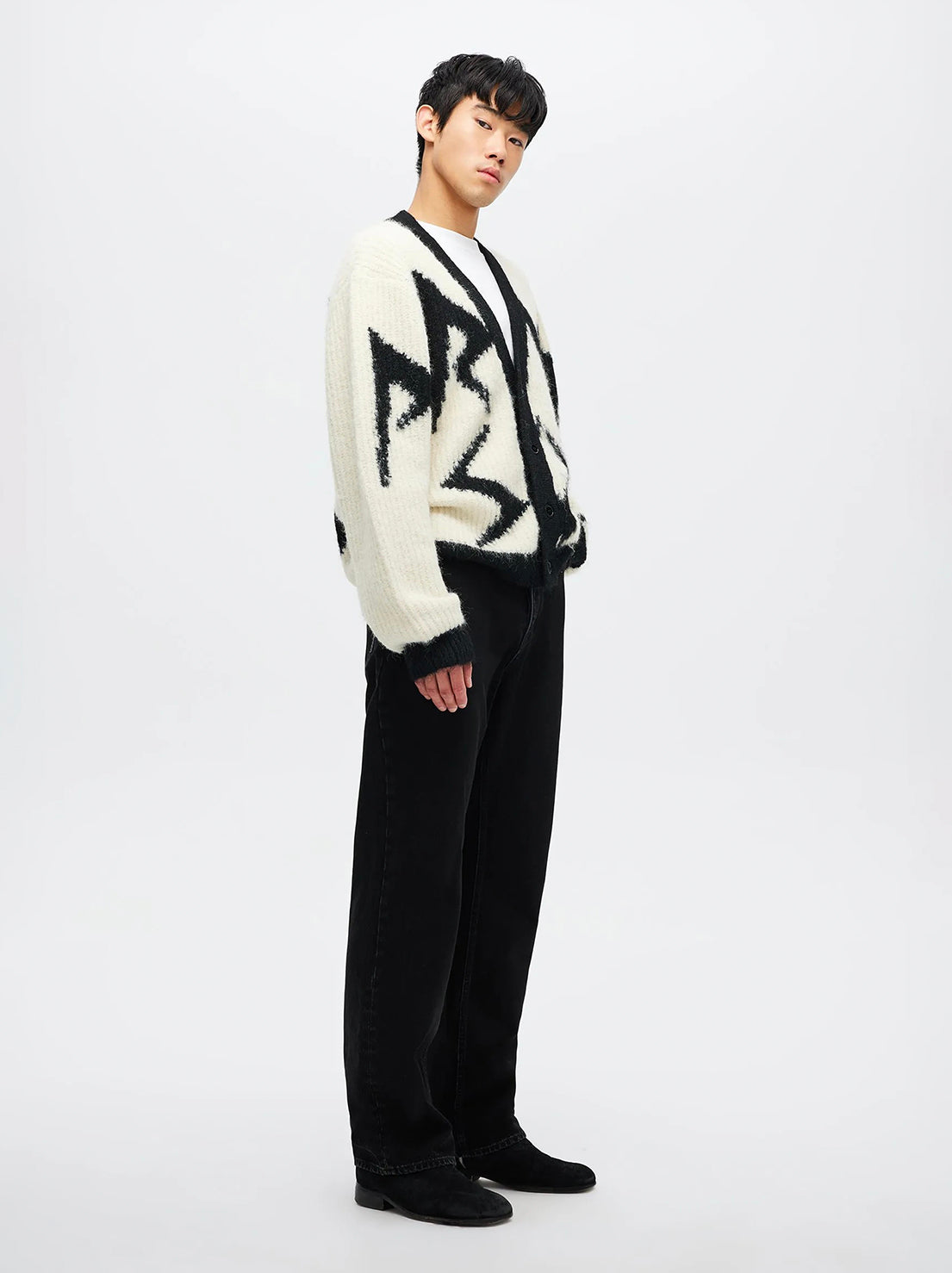 Neuw - Fuzzy Cardigan - Black