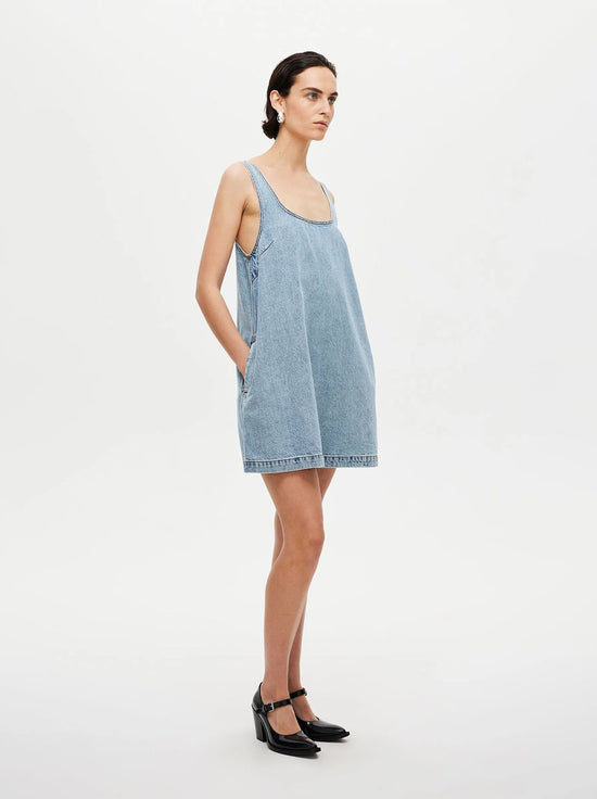 Neuw - Laurel Tank Dress Radio - Light Vintage Indigo