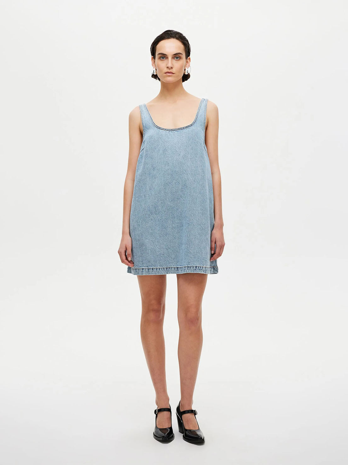 Neuw - Laurel Tank Dress Radio - Light Vintage Indigo