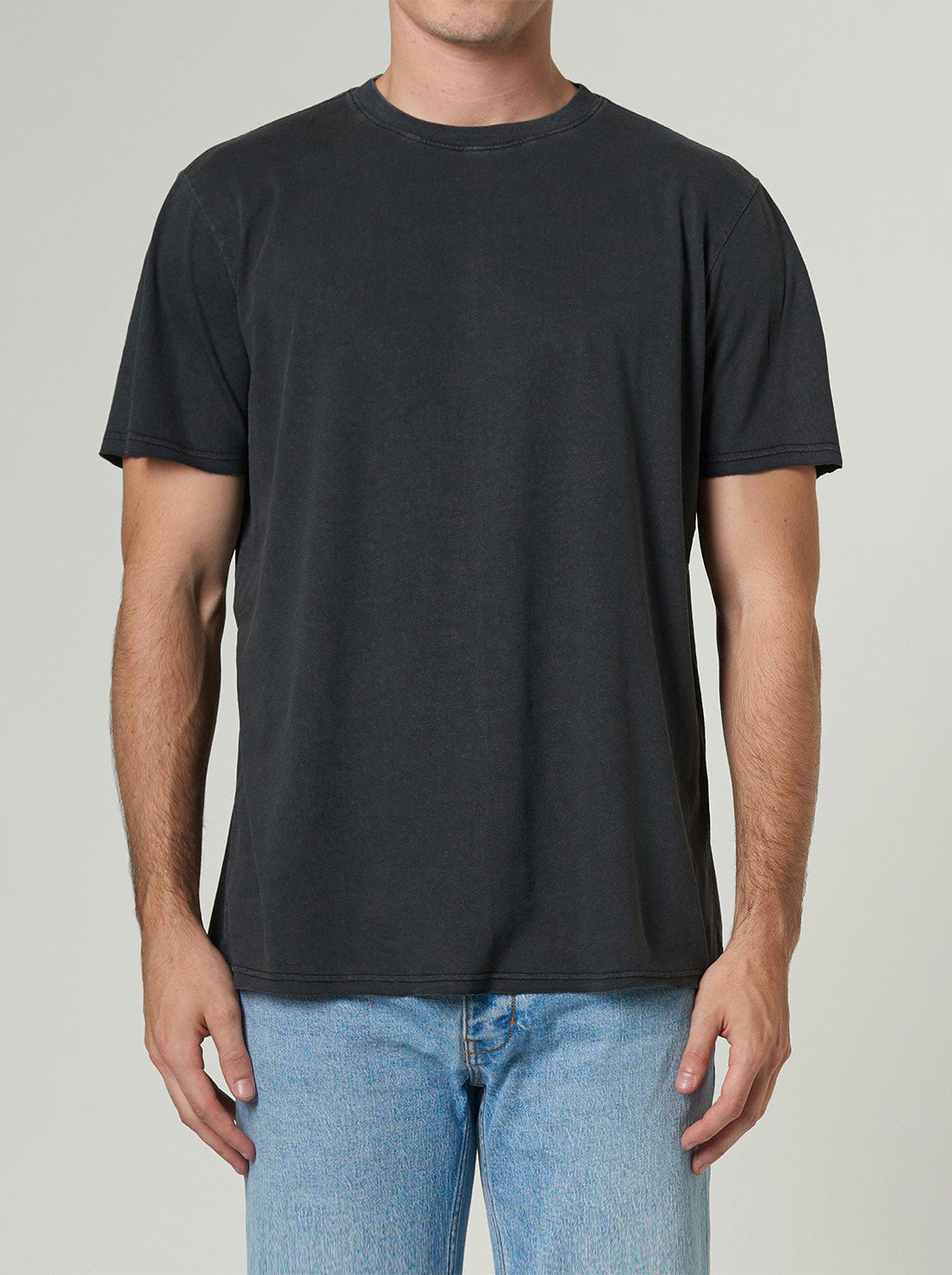 Neuw - Linen Band Tee - Black