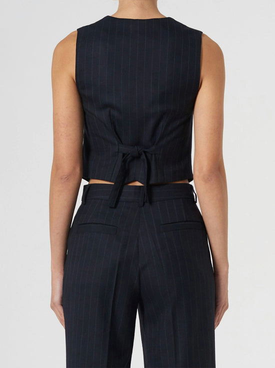 Neuw - Pinstripe Vest - Navy