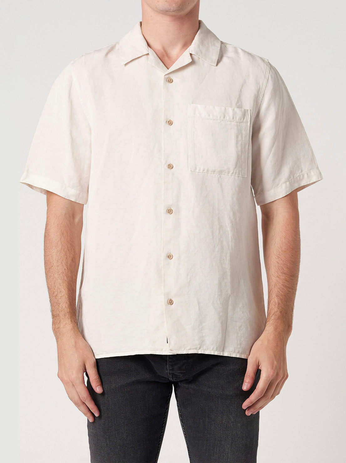 Neuw - Curtis S/S Check Shirt - Washed Stone