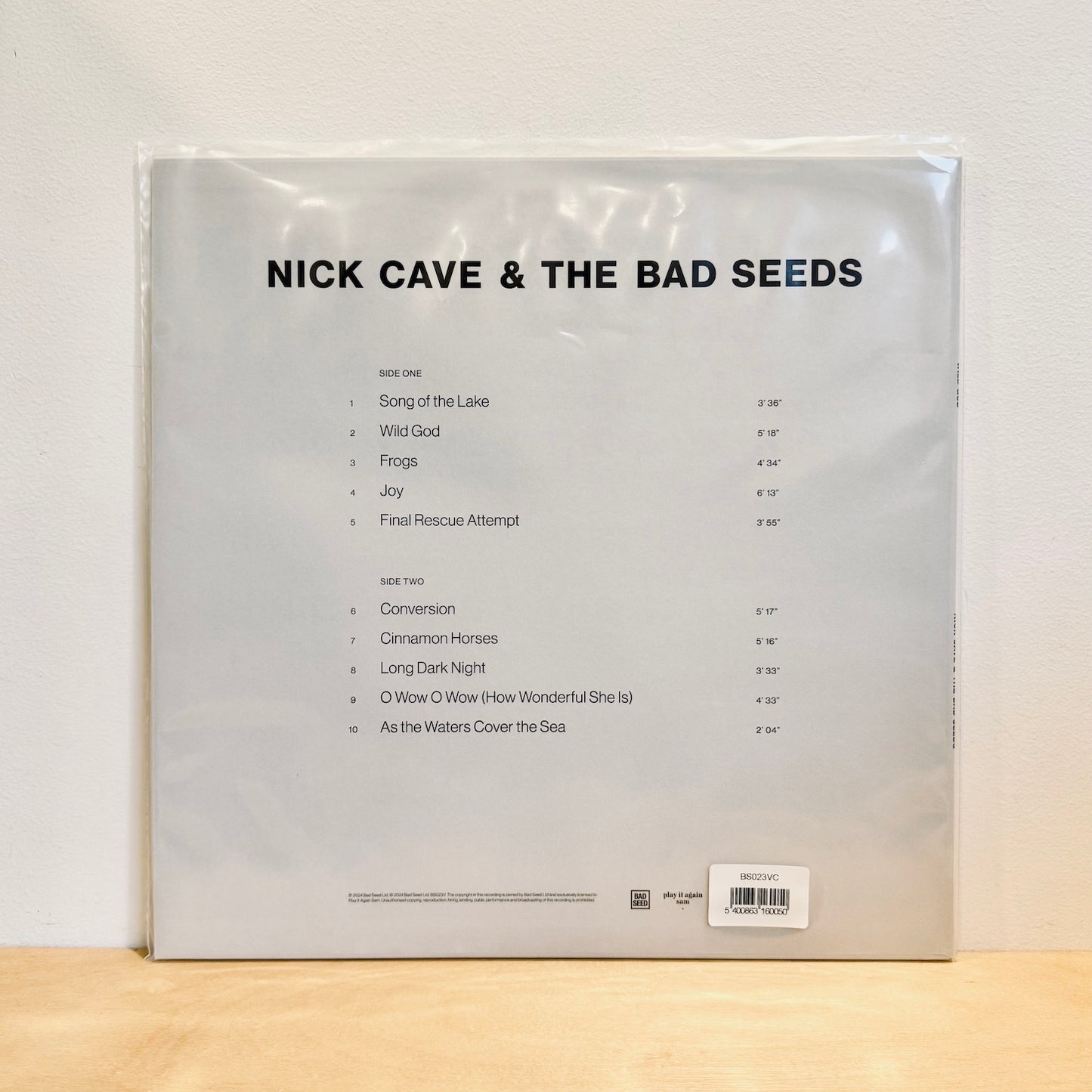 Nick Cave & The Bad Seeds - Wild God. LP [Ltd. Ed. Clear Vinyl]