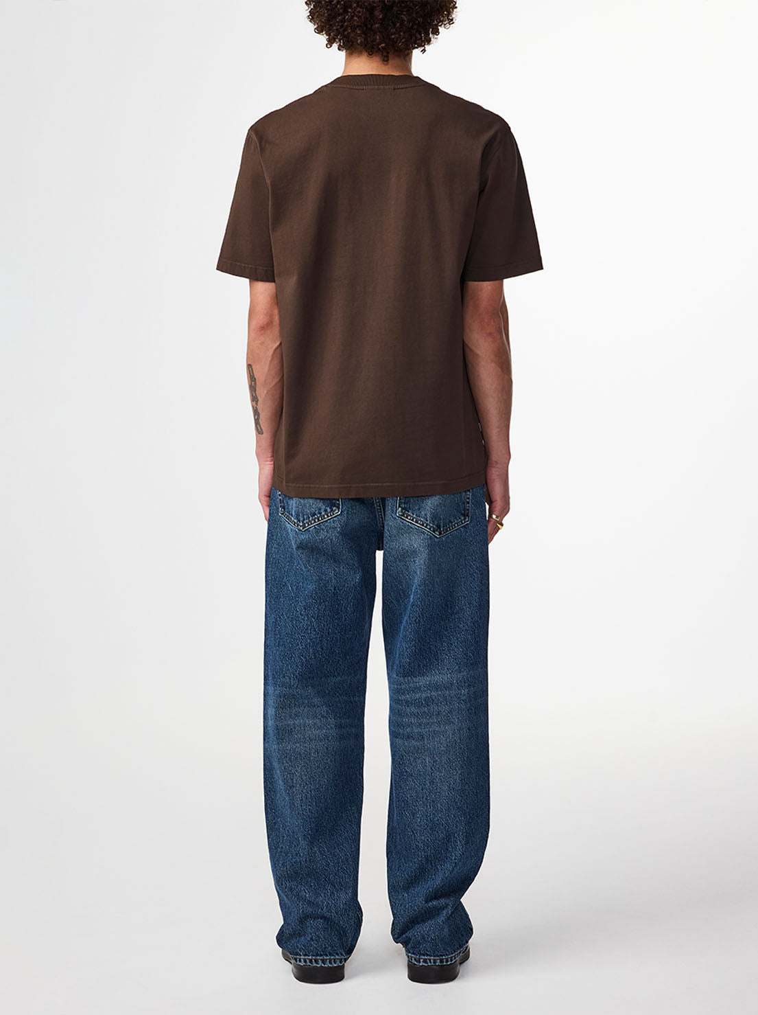 No Nationality - Adam 3209 - Casual Pima Tee - Demitasse