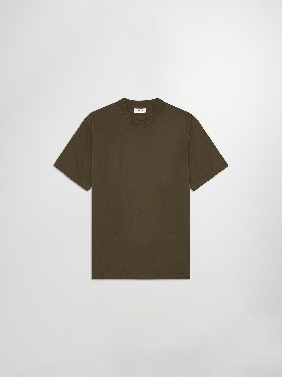 No Nationality - Adam 3209 - Casual Pima Tee - Demitasse