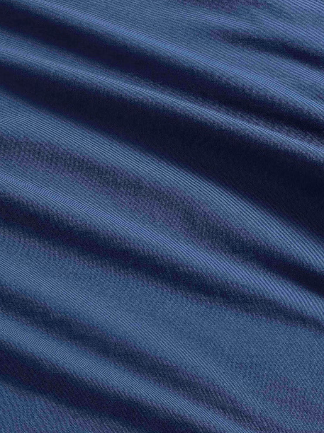 No Nationality - Adam 3209 - Casual Pima Tee - Denim Blue