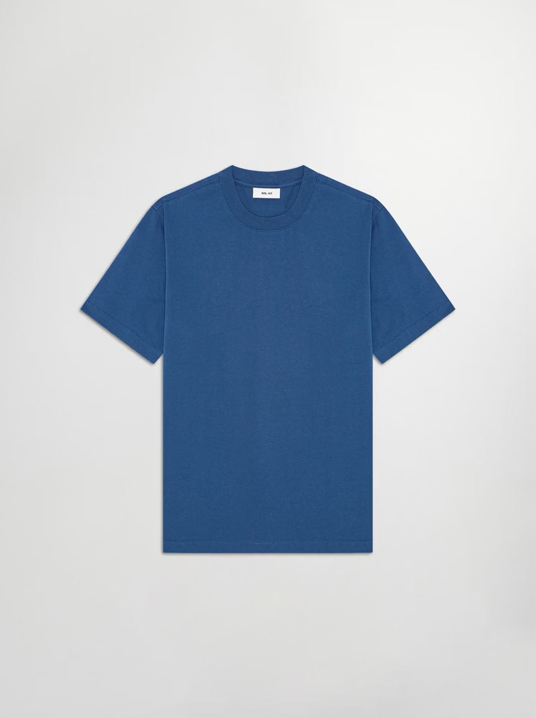 No Nationality - Adam 3209 - Casual Pima Tee - Denim Blue