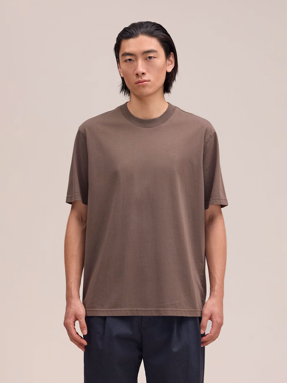 No Nationality - Adam 3209 - Casual Pima Tee - Mable Husk