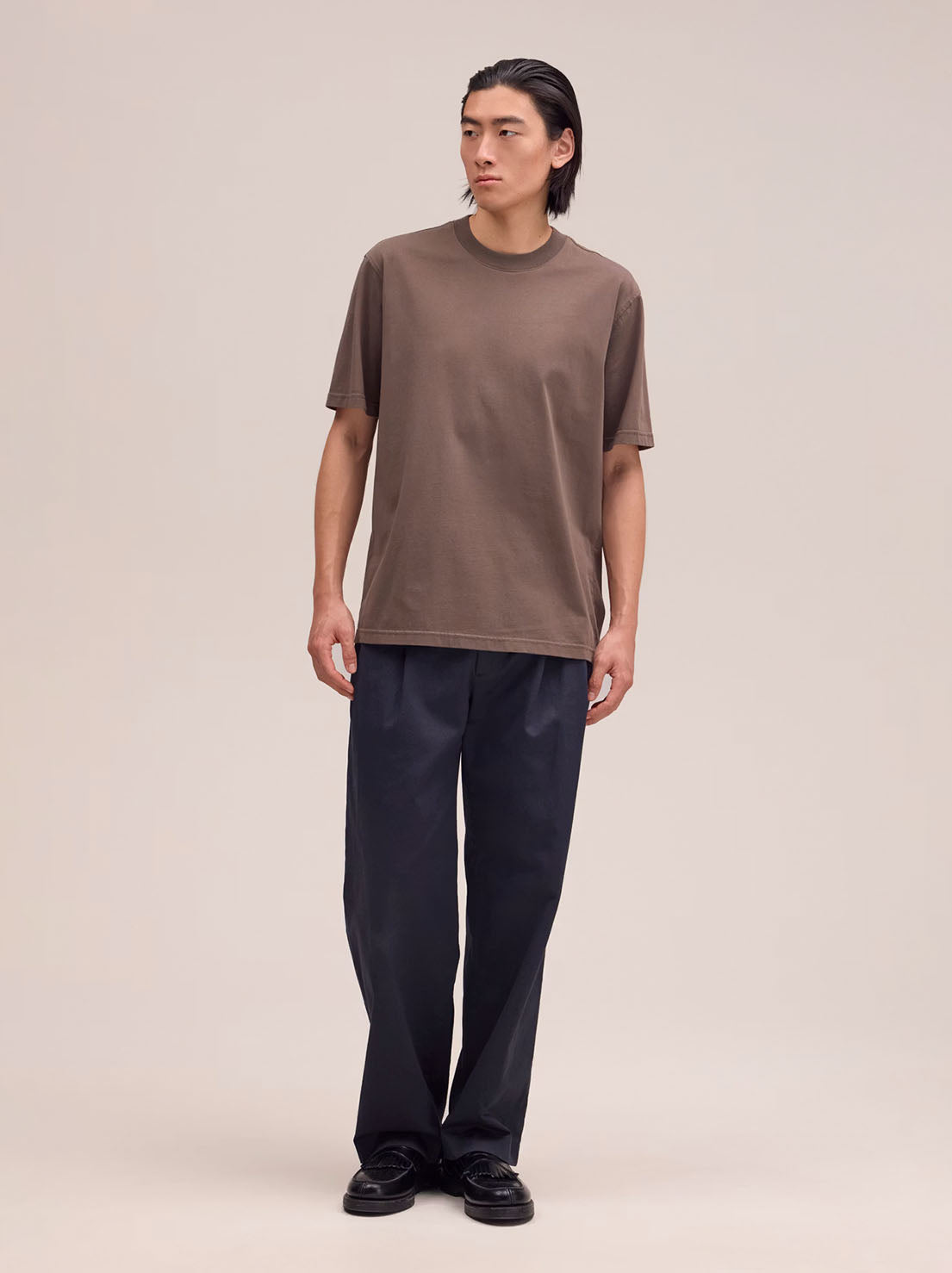 No Nationality - Adam 3209 - Casual Pima Tee - Mable Husk