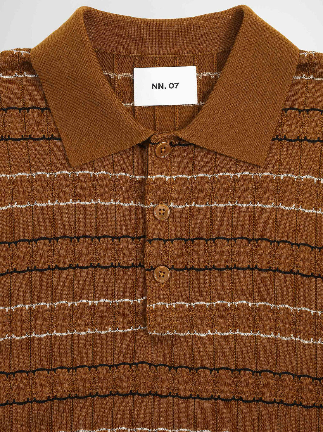 No Nationality - Alfie 6584 - SS Polo - Cinnamon