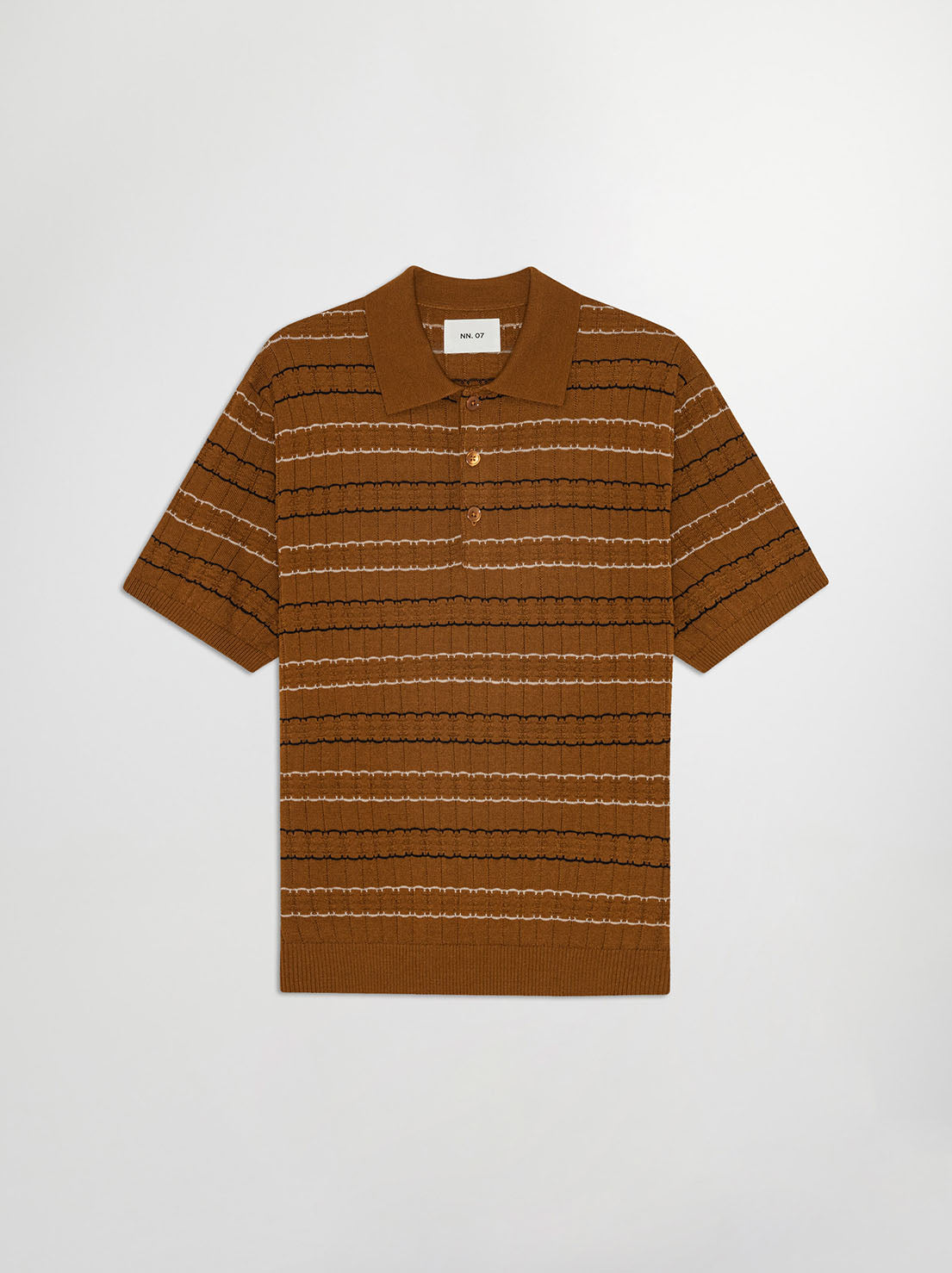 No Nationality - Alfie 6584 - SS Polo - Cinnamon