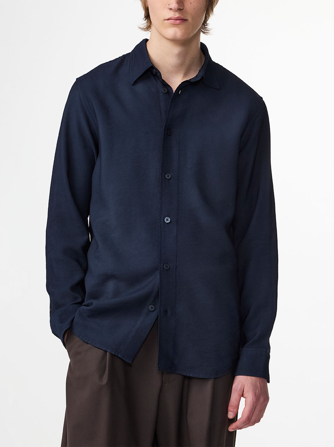 No Nationality - Colby 5027 Shirt - Navy Blue