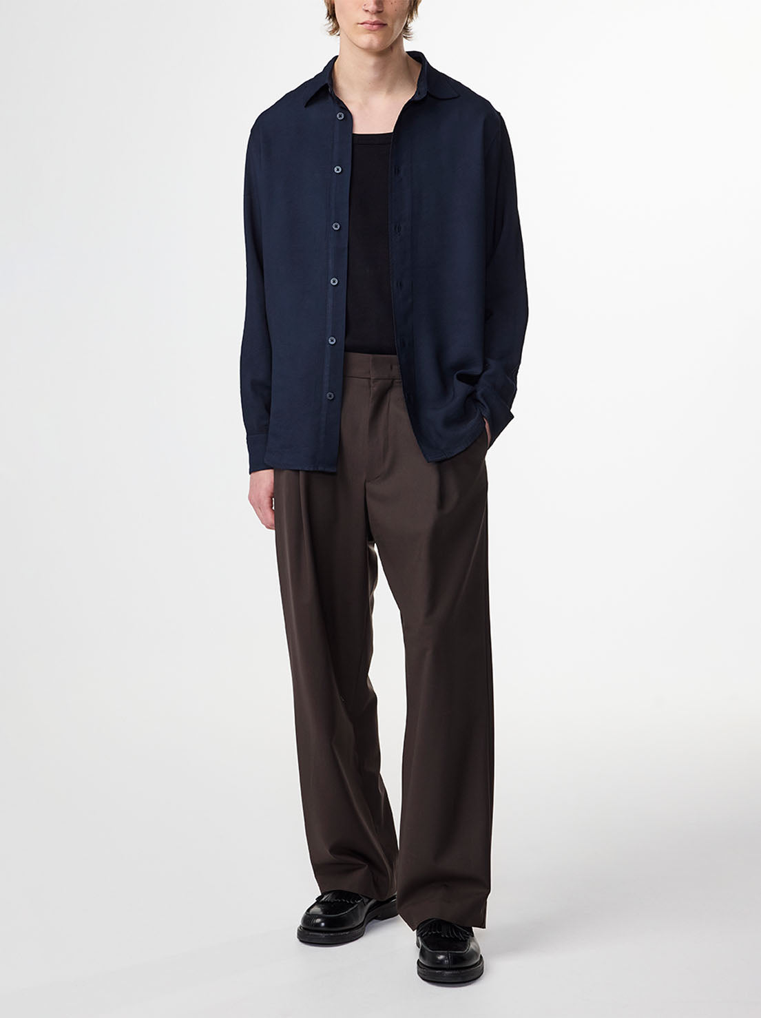 No Nationality - Colby 5027 Shirt - Navy Blue