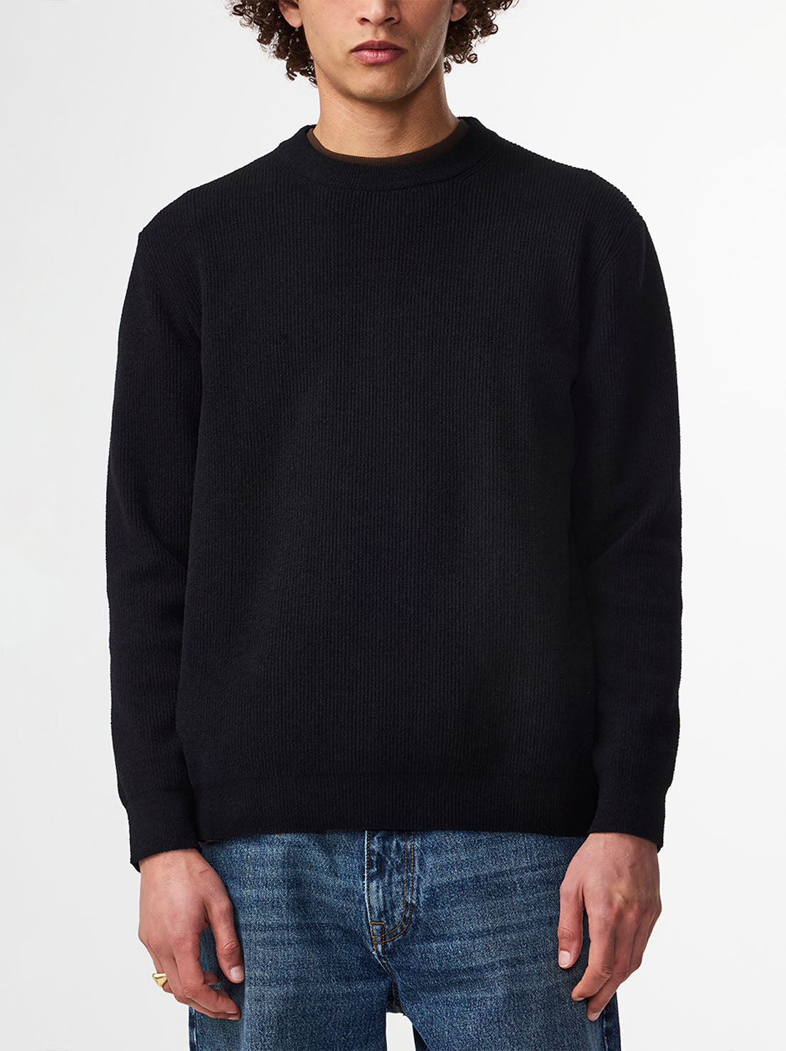 No Nationality - Danny 6429 - Lightweight Sweater - Black