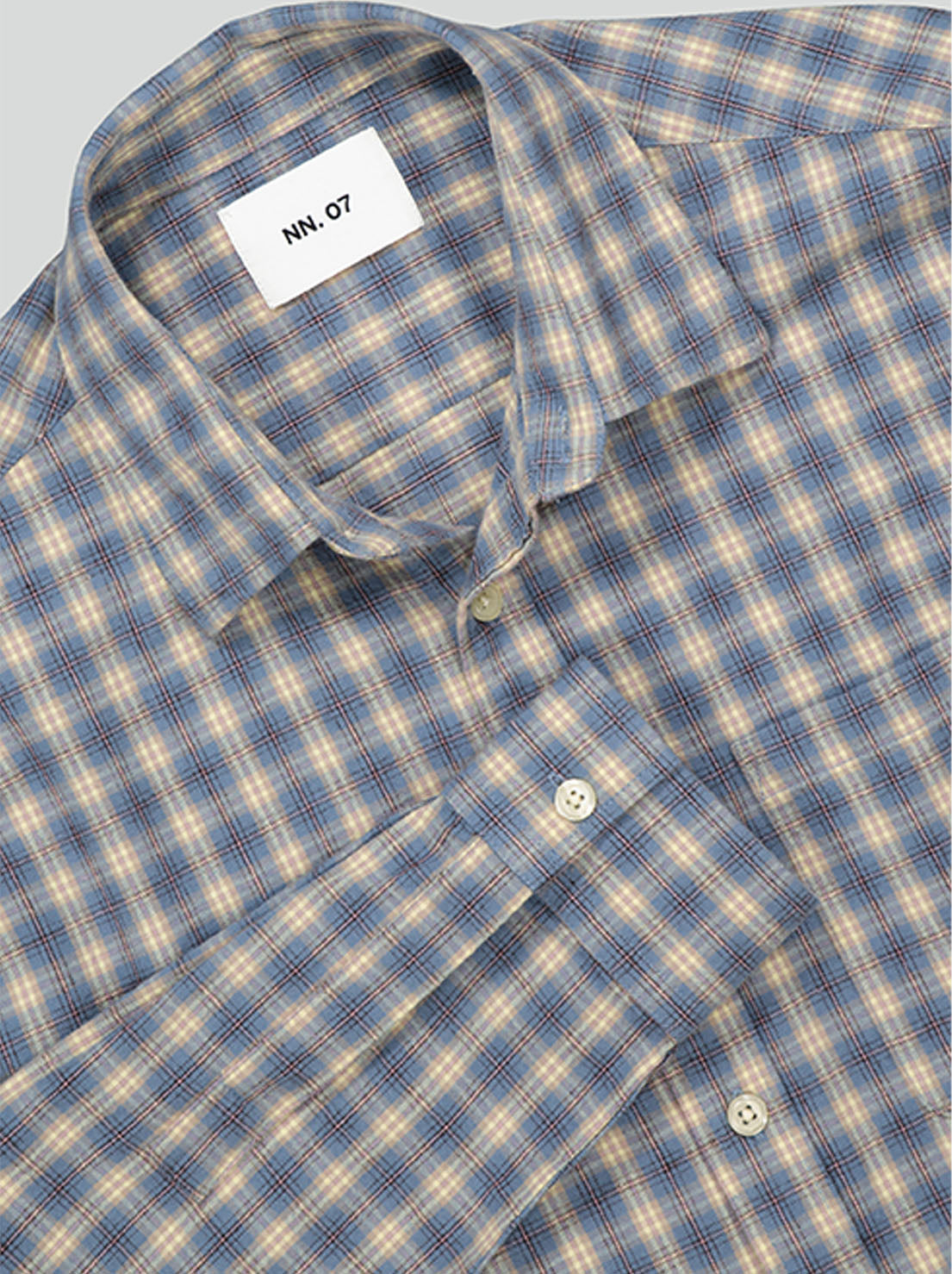 No Nationality - Deon 5465 - Flannel Shirt - Blue Check