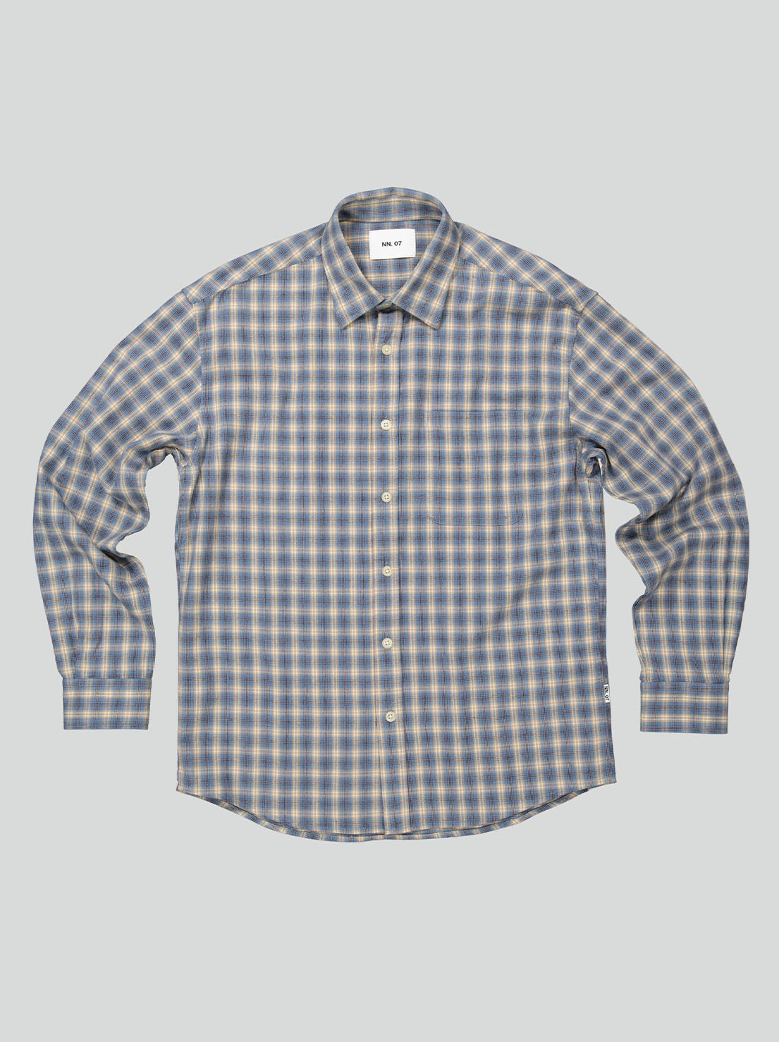 No Nationality - Deon 5465 - Flannel Shirt - Blue Check