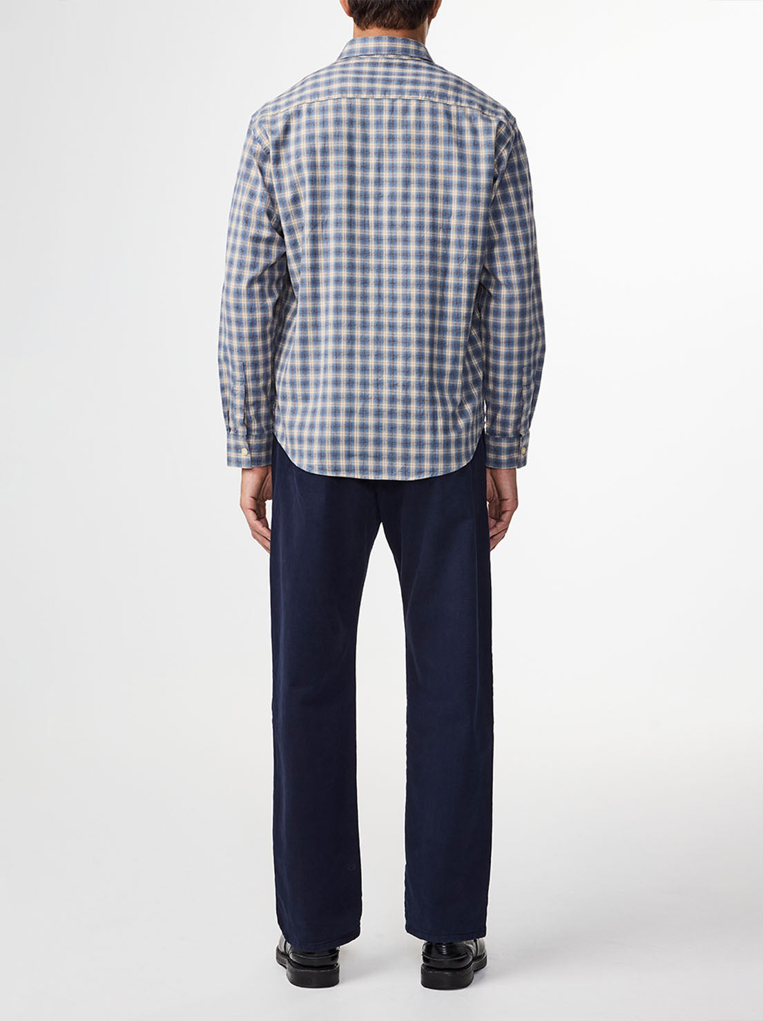 No Nationality - Deon 5465 - Flannel Shirt - Blue Check