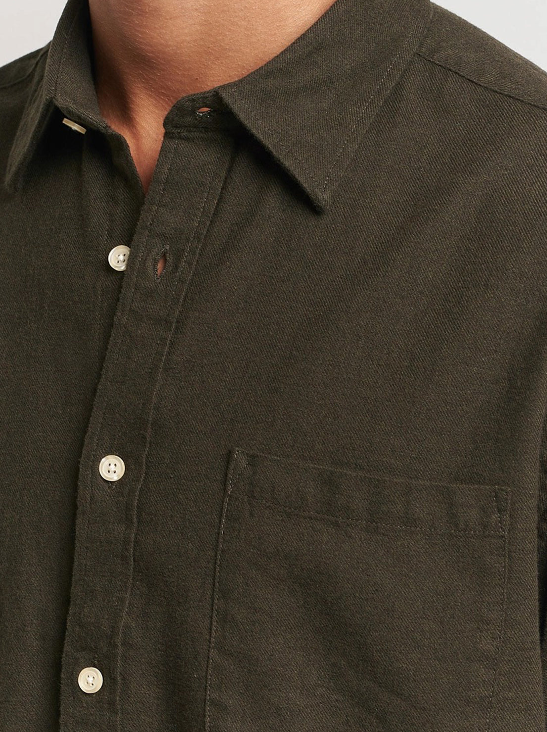 No Nationality - Deon 5465 - Flannel Shirt - Dark Army
