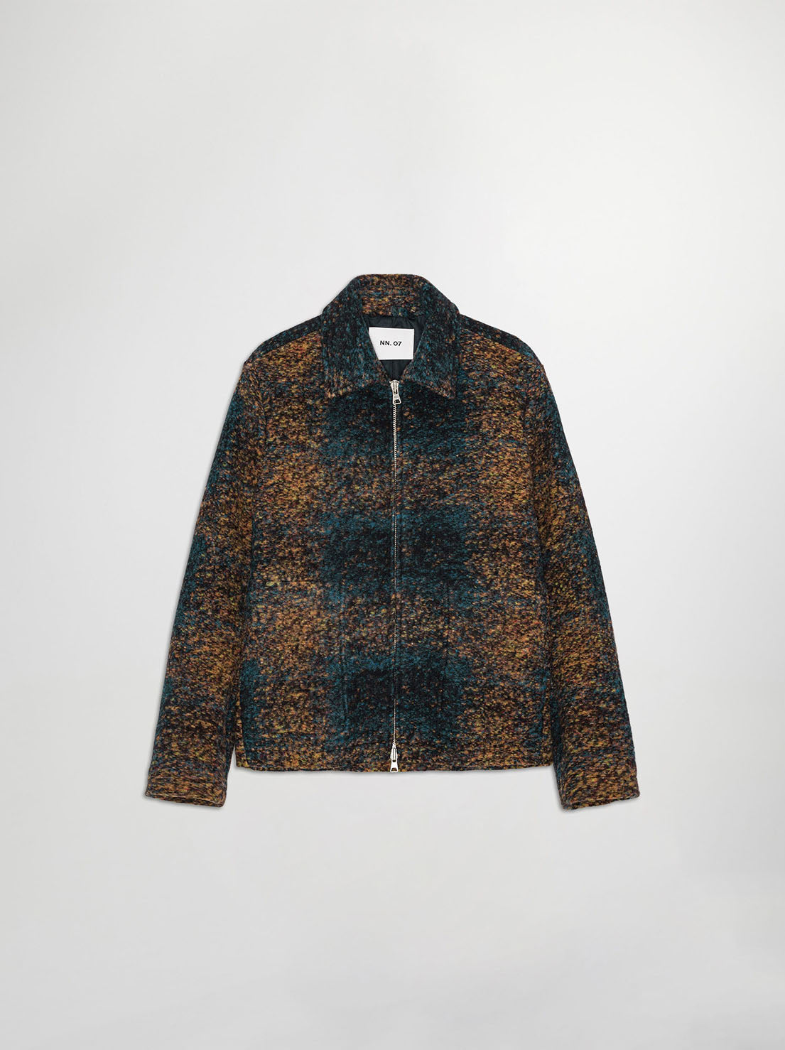No Nationality - Gael 80267 Jacquard Jacket - Blue Multi
