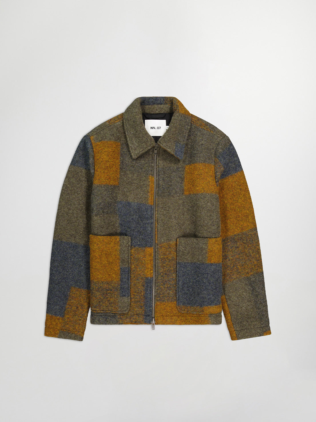 No Nationality - Gael 8267 Jacket - Brown Check