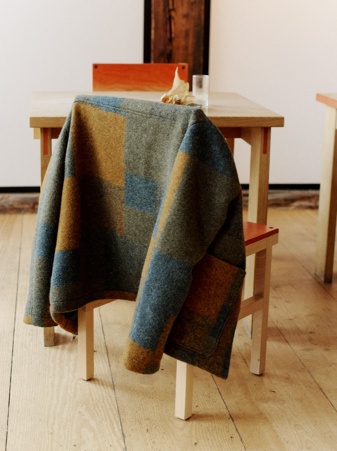 No Nationality - Gael 8267 Jacket - Brown Check