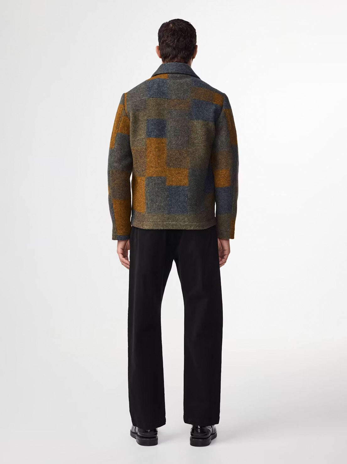 No Nationality - Gael 8267 Jacket - Brown Check