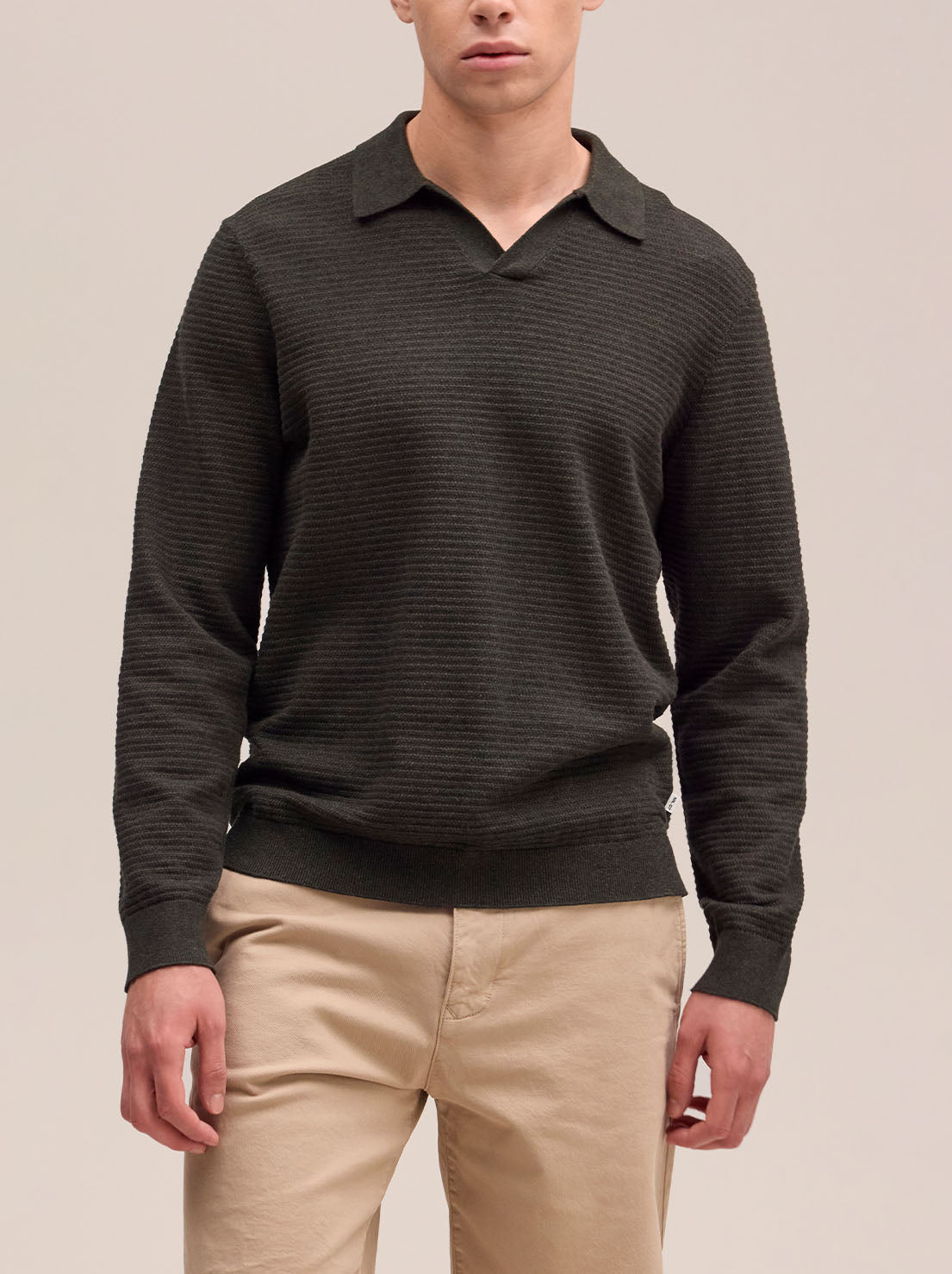 No Nationality - Paul 60019 - LS Polo - Dark Army