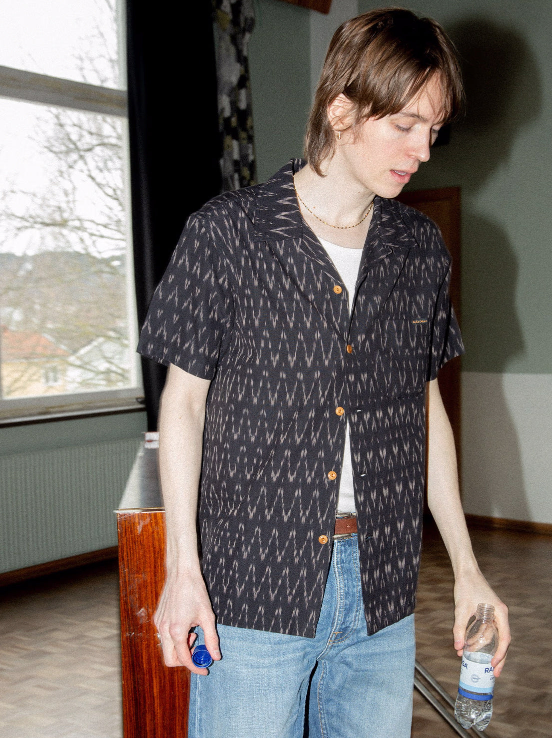 Nudie - Arvid Hawaii Shirt - Ikat Multi
