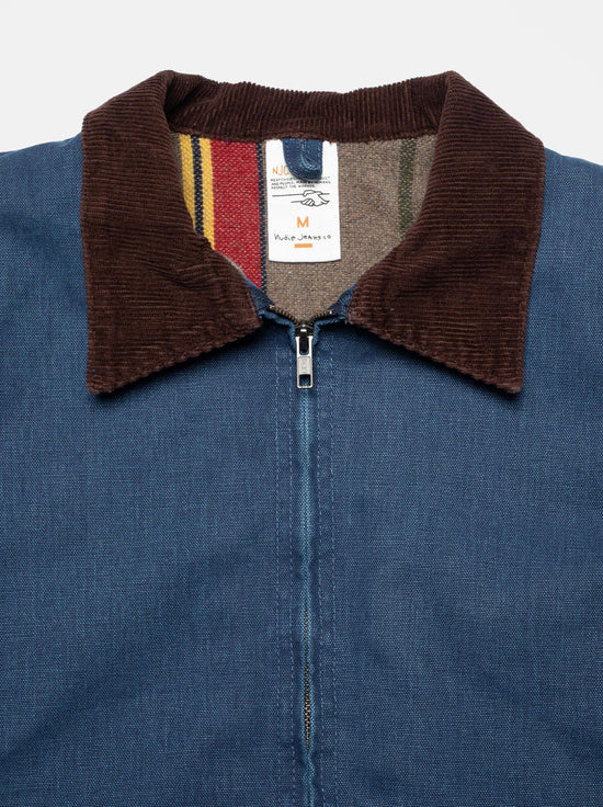 Nudie - Blake Zip Jacket - Canvas Blue