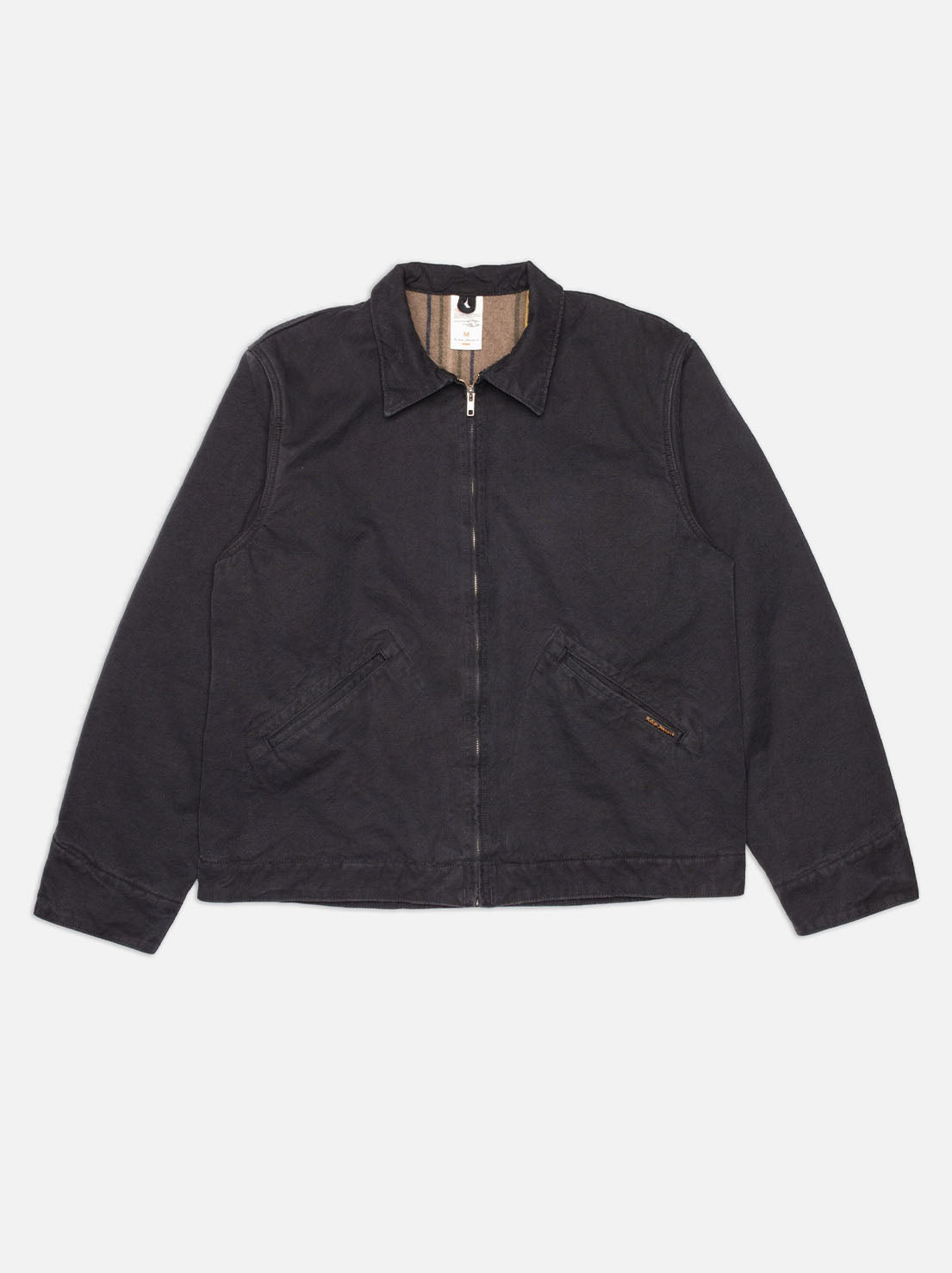 Nudie - Blake Zip Jacket - Duck Canvas Black