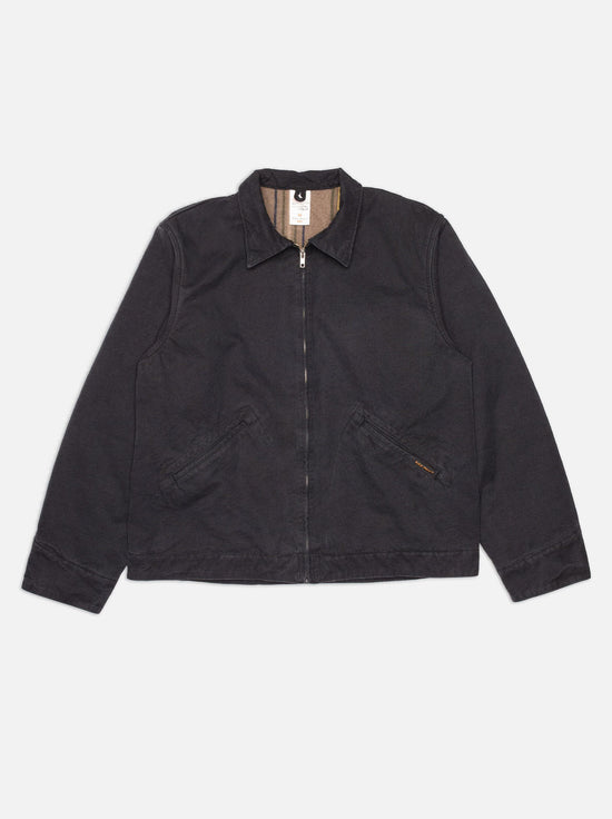 Nudie - Blake Zip Jacket - Duck Canvas Black