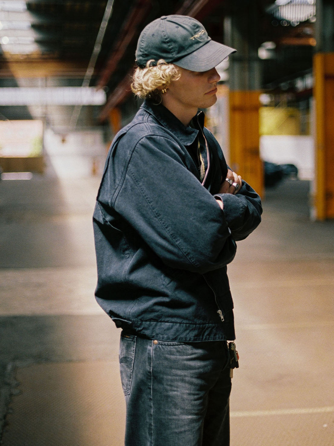 Nudie - Blake Zip Jacket - Duck Canvas Black