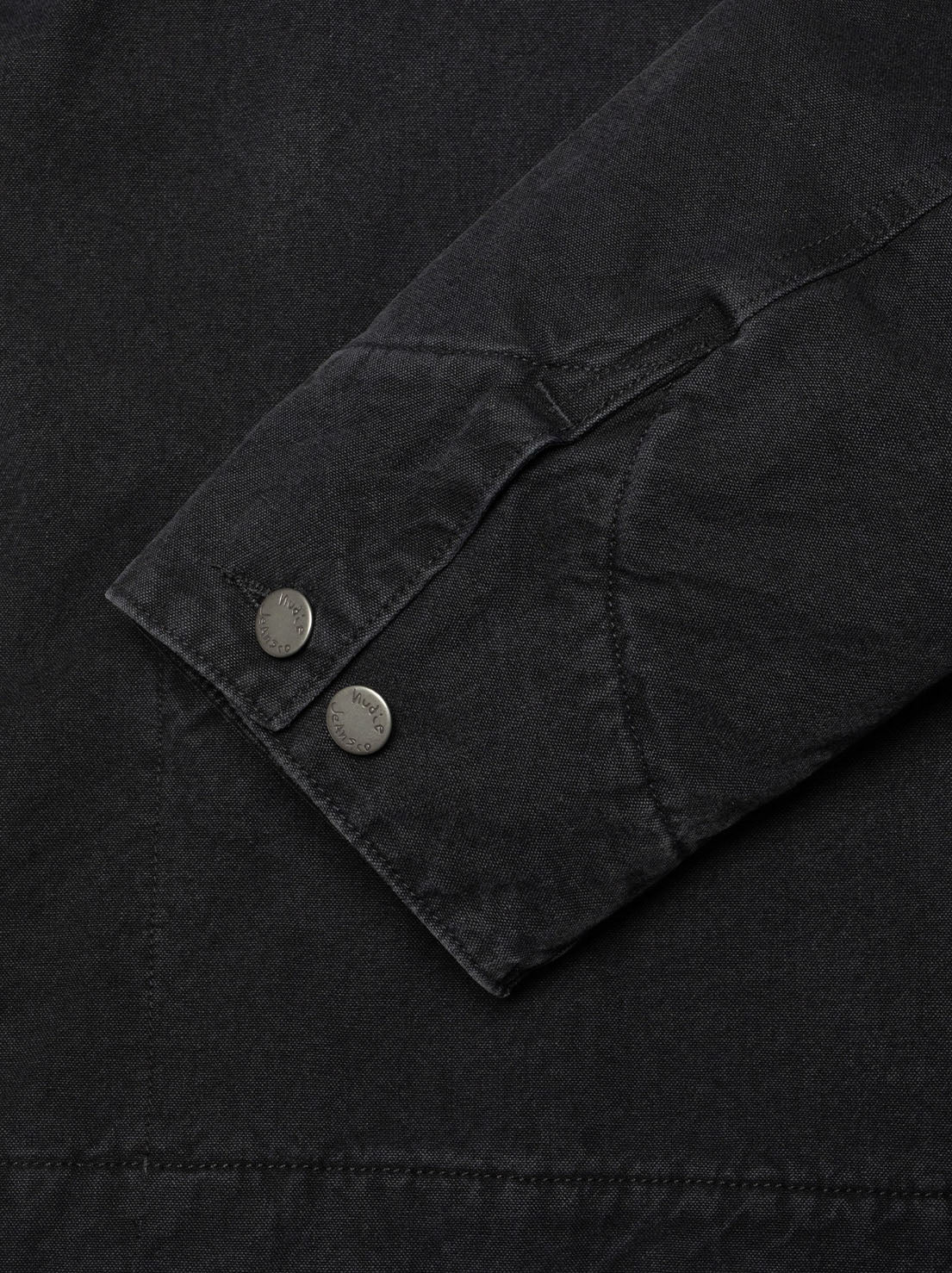 Nudie - Blake Zip Jacket - Duck Canvas Black